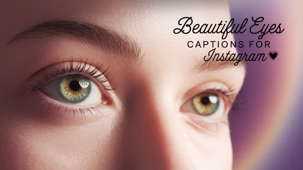 Beautiful Eyes Captions for Instagram