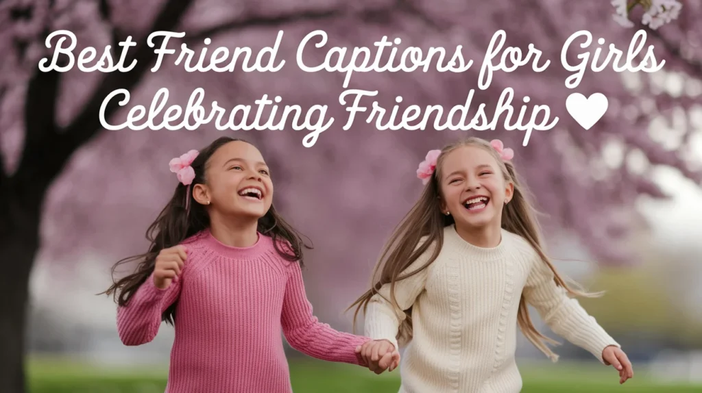Best Friend Captions for Girls Celebrating Friendship