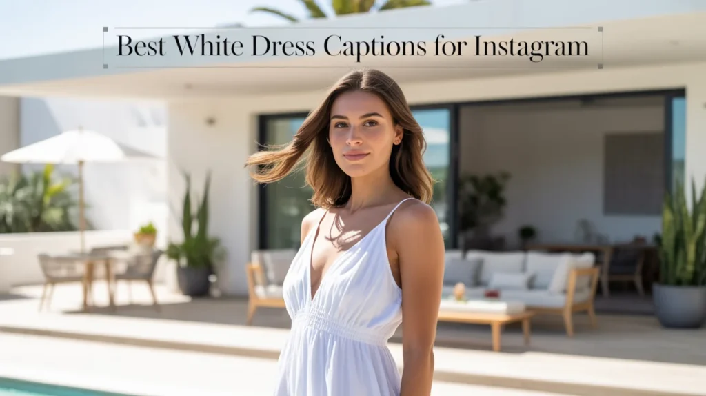 Best White Dress Captions For Instagram