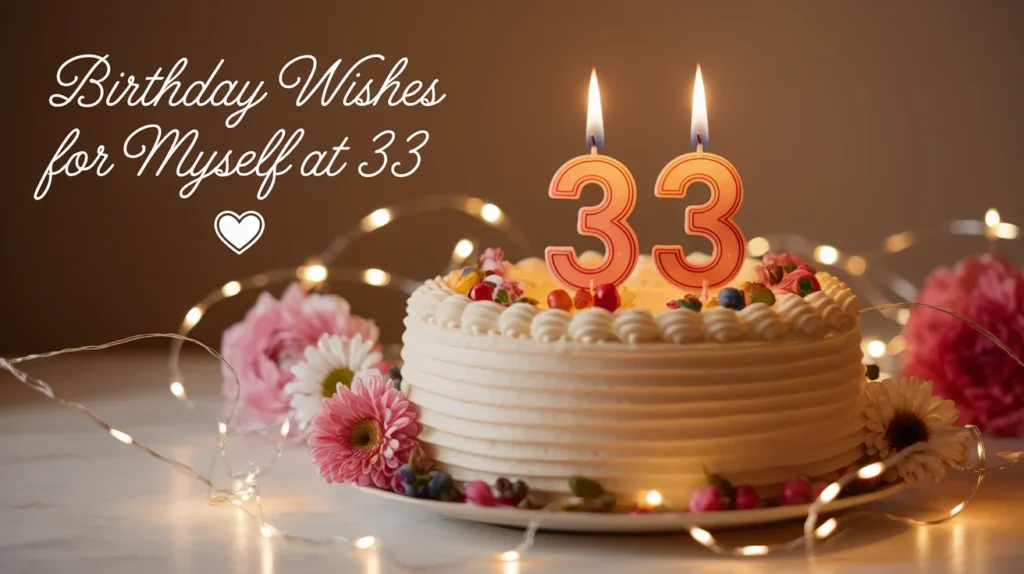 Birthday Wishes for Myself at 33