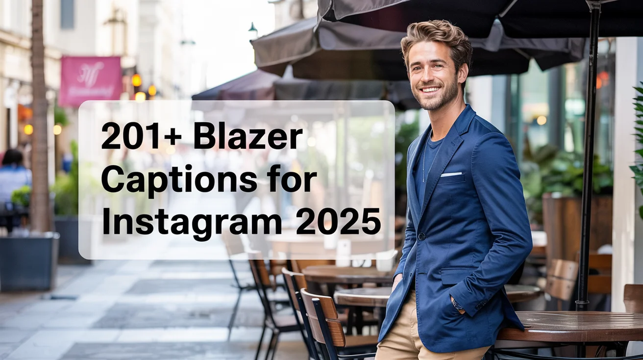 Blazer Cations for Instagram