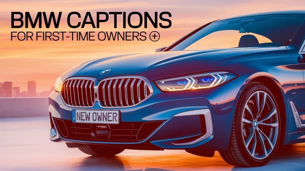 BMW Captions for First-Time Owners