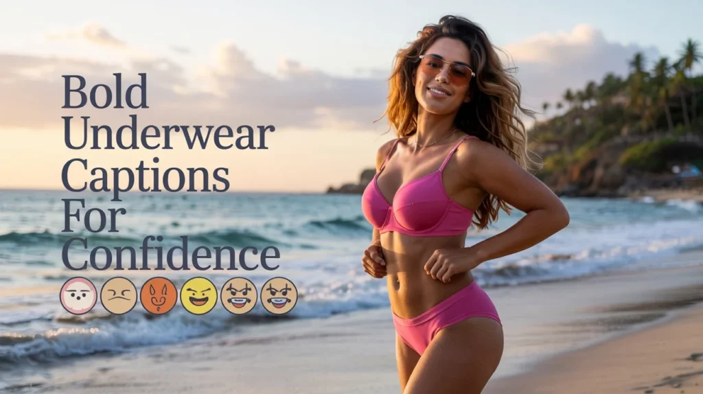 Bold Underwear Captions for Confidence