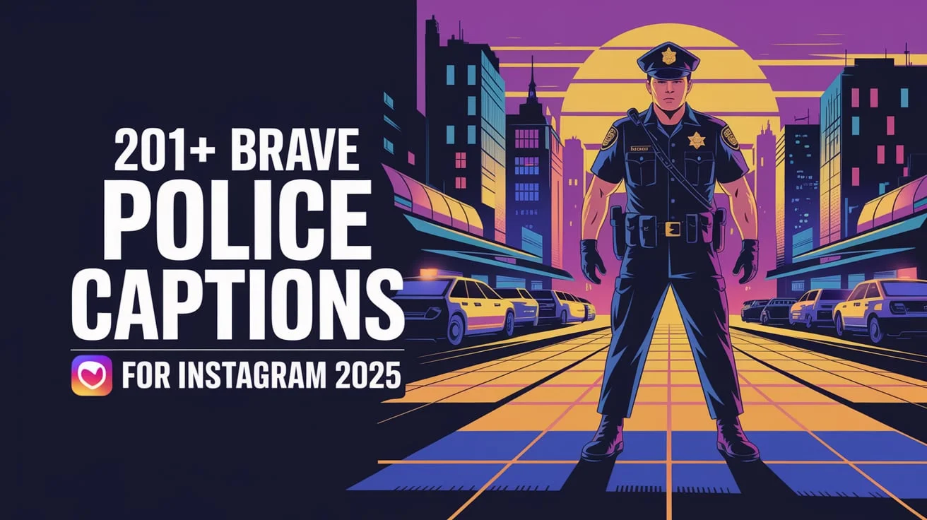 Brave Police Captions