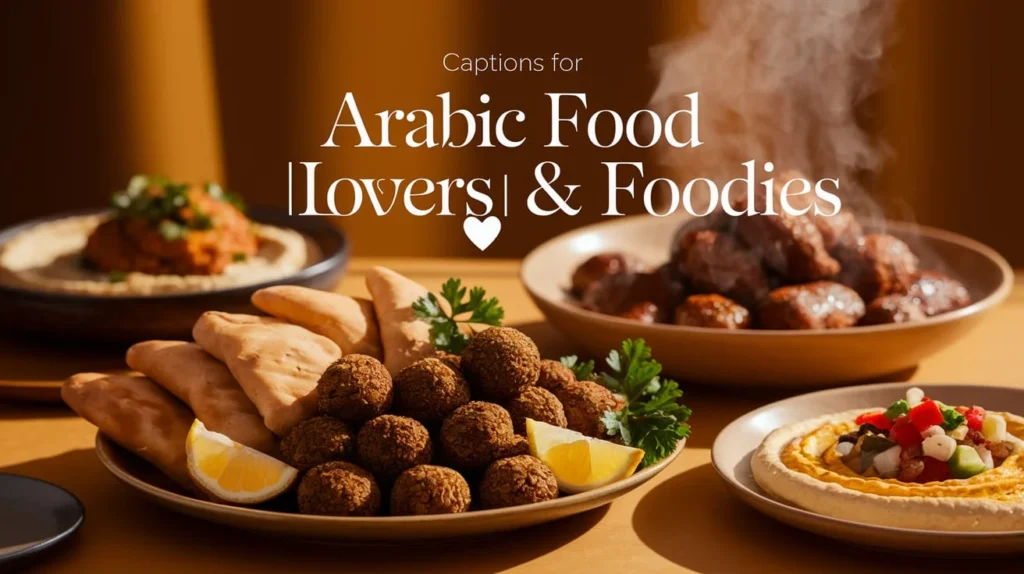 Captions For Arabic Food Lovers & Foodies