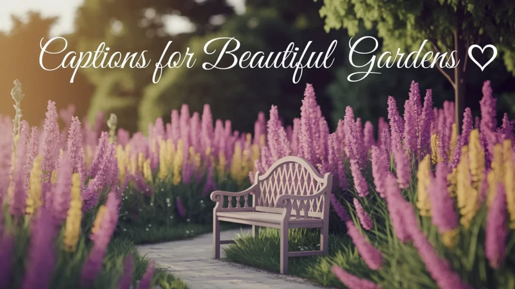 Captions for Beautiful Gardens