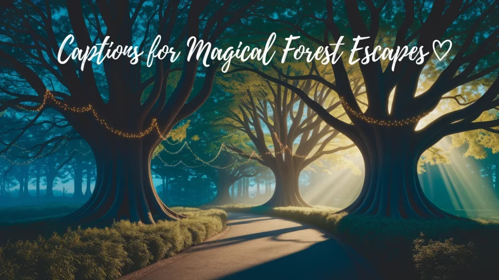 Captions for Magical Forest Escapes