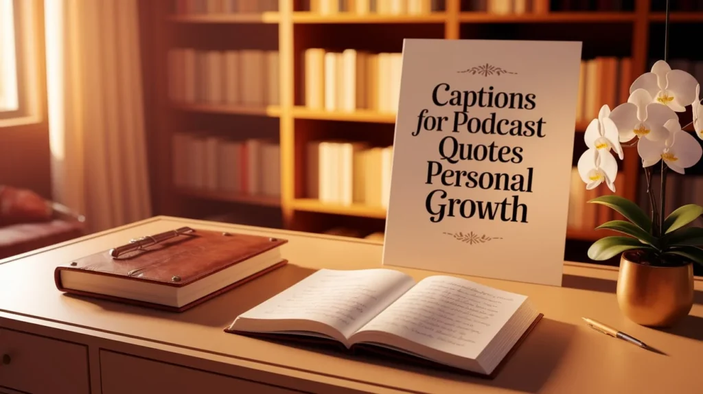 Captions for Podcast Quotes About Personal Growth