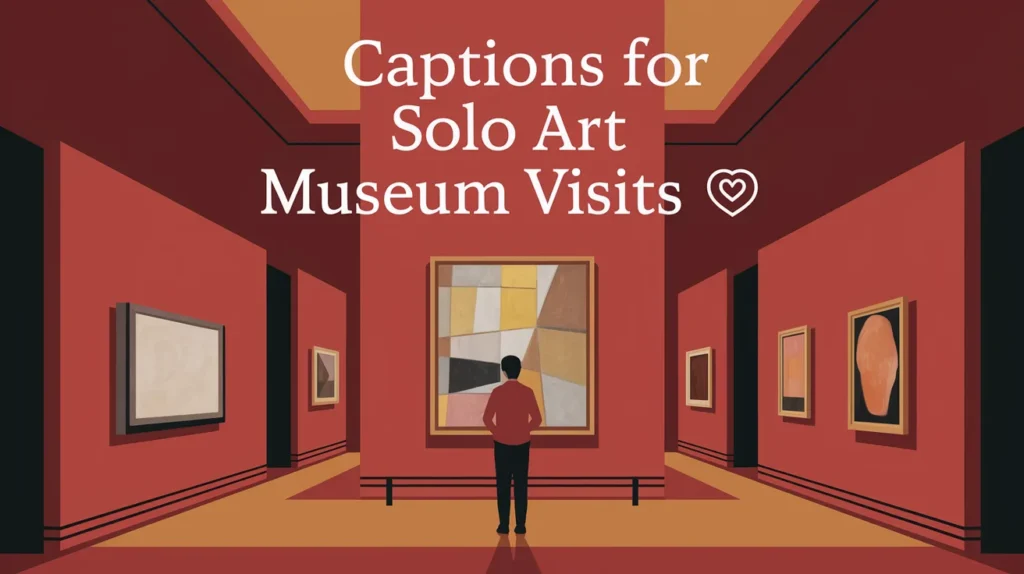 Captions For Solo Art Museum Visits