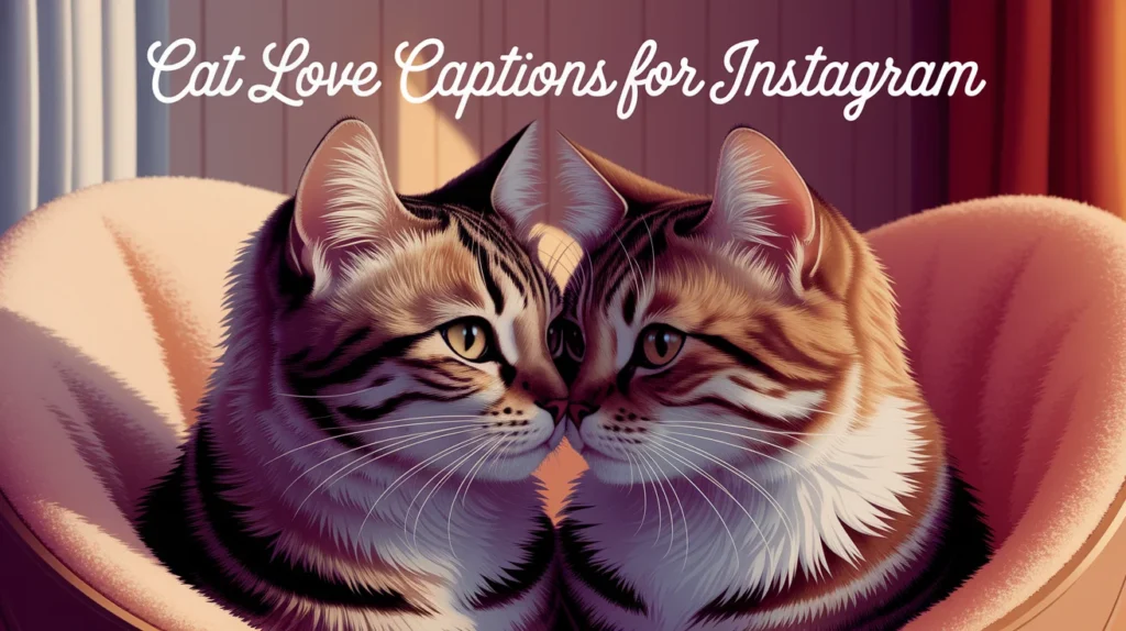 ย Cat Love Captions For Instagram