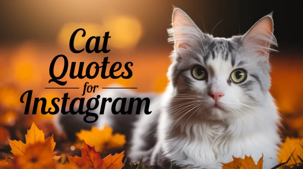 ย Cat Quotes For Instagram