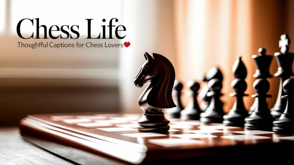 Chess Life: Thoughtful Captions for Chess Lovers