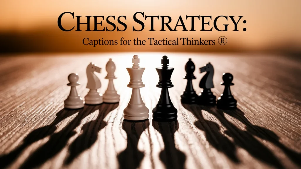 Chess Strategy: Captions for the Tactical Thinkers