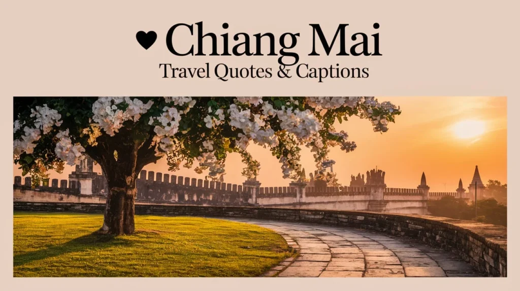 Chiang Mai Travel Quotes & Captions