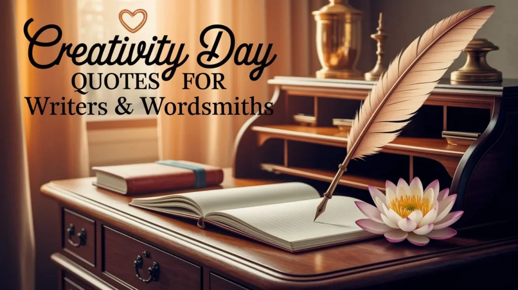 Creativity Day Quotes for Writers & Wordsmiths