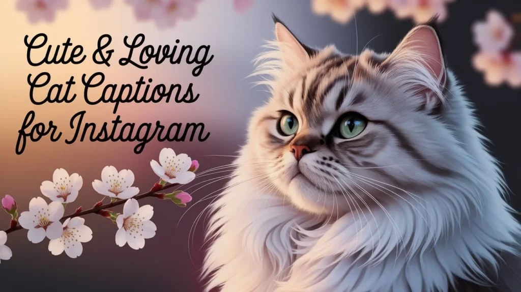 Cute & Loving Cat Captions For Instagram
