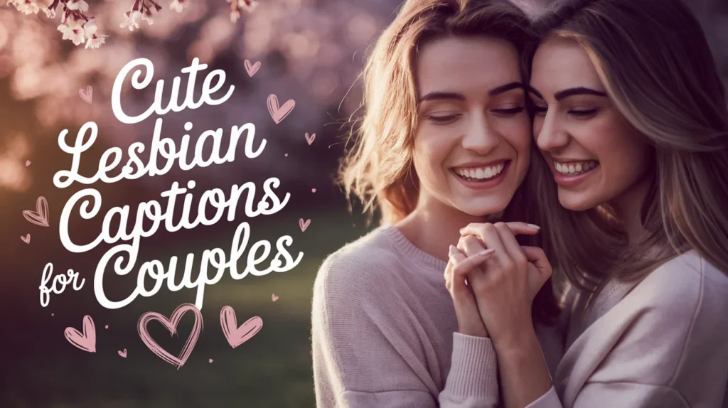 Cute Lesbian Captions for Couples