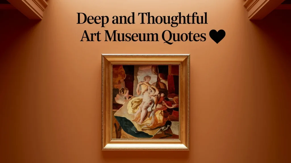 Deep and Thoughtful Art Museum Quotes