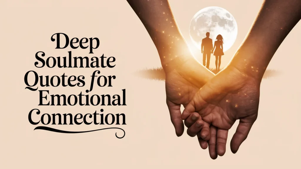 Deep Soulmate Quotes For Emotional Connection