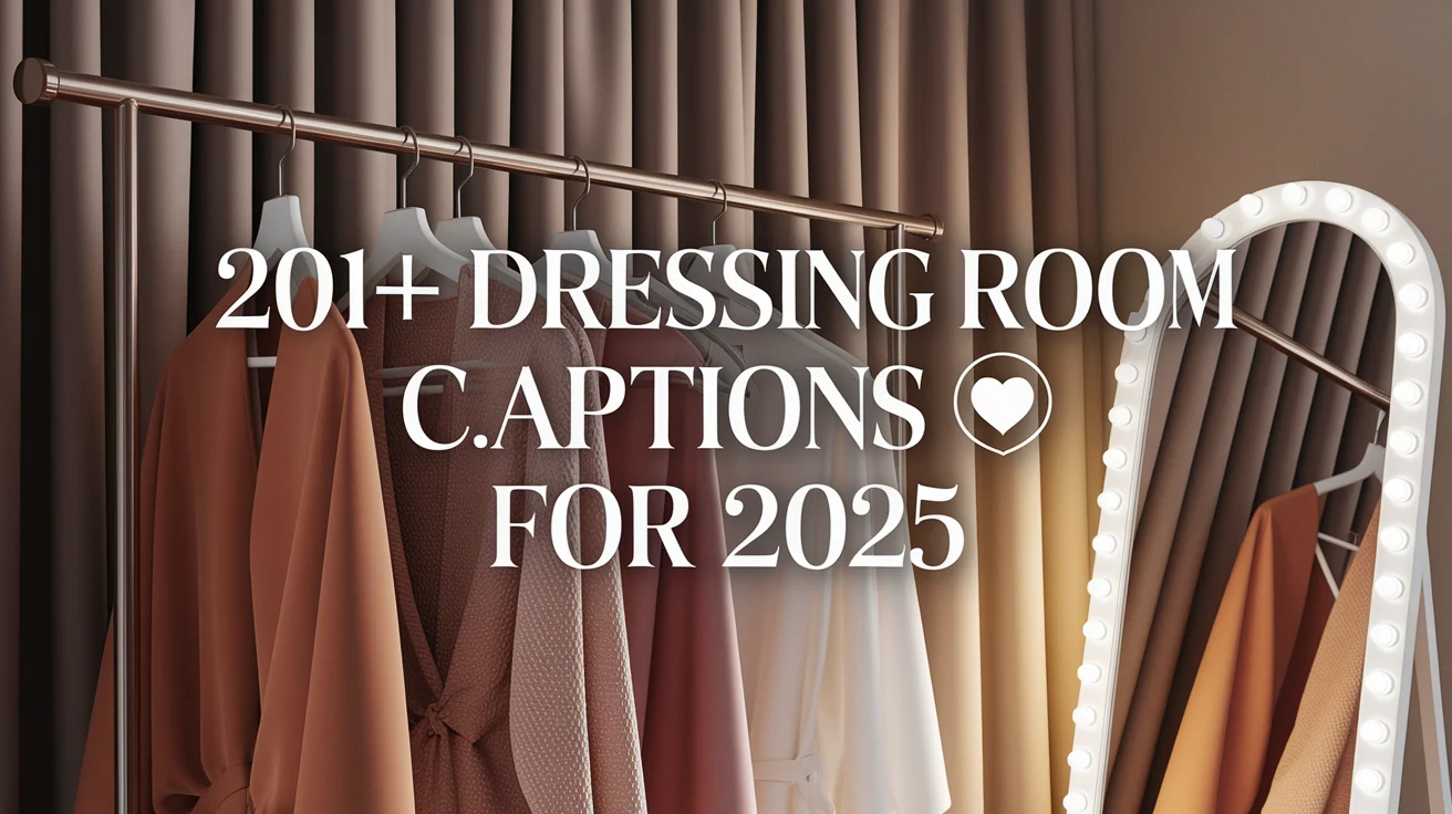 Dressing Room Captions