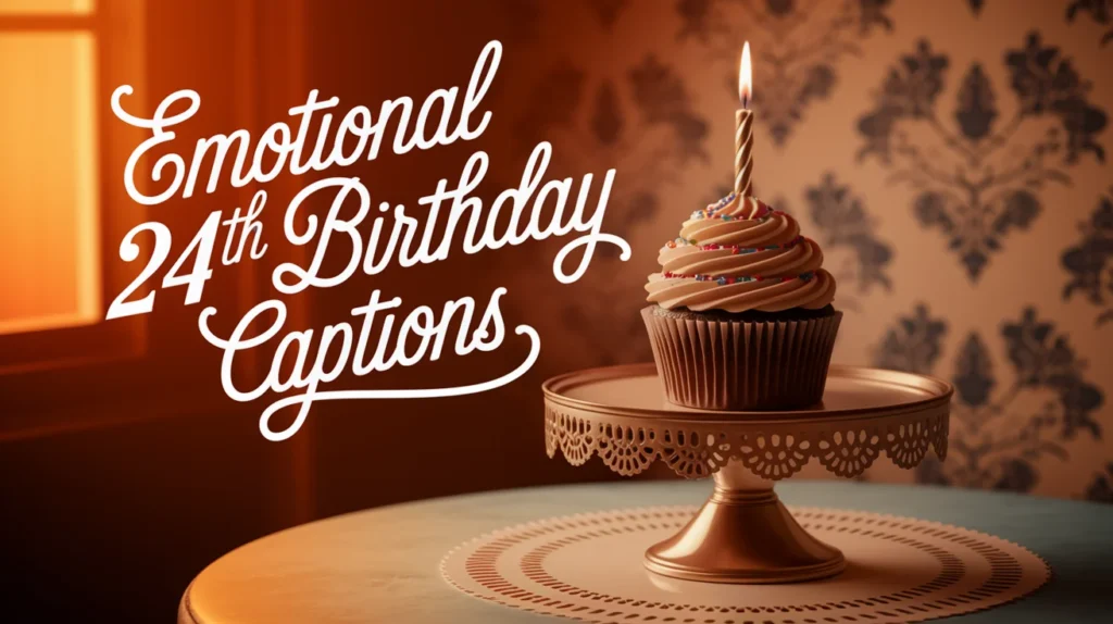 Emotional 24th Birthday Captions