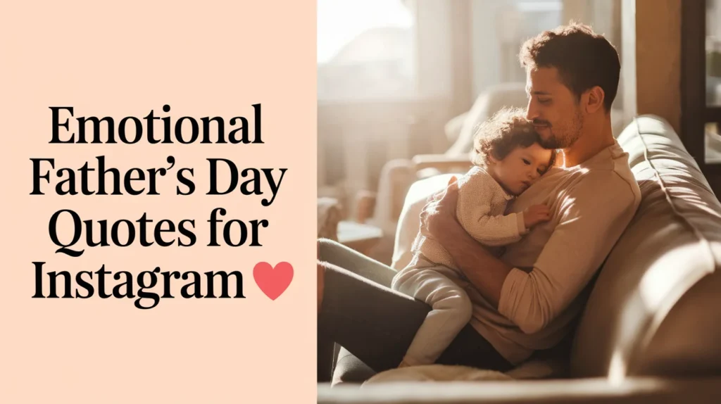 Emotional Father’s Day Quotes for Instagram