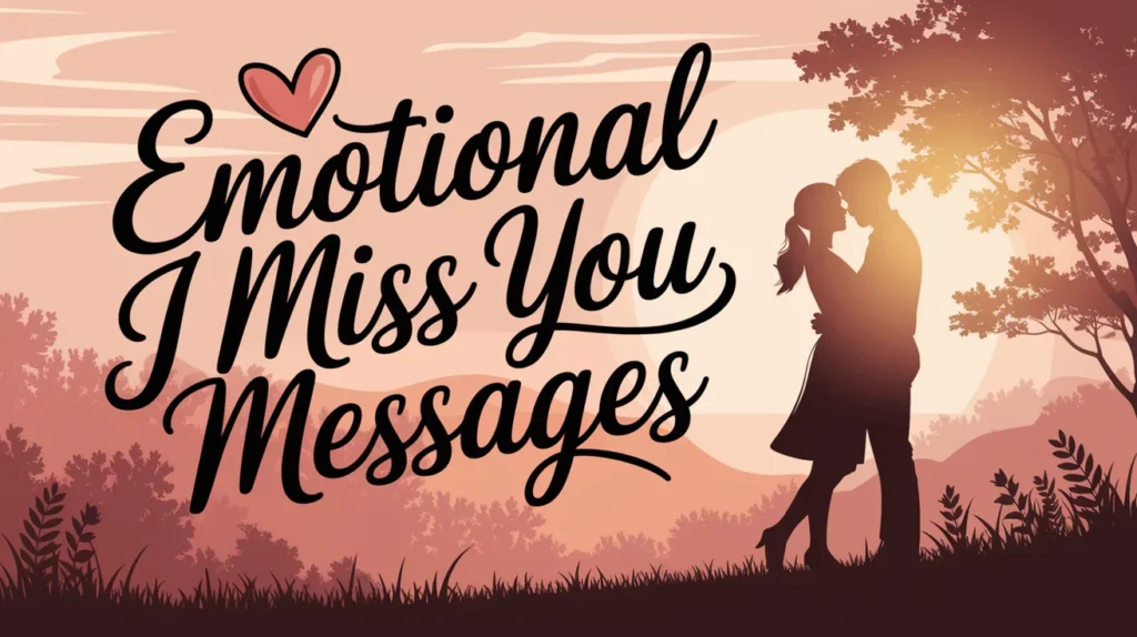 Emotional I Miss You Messages