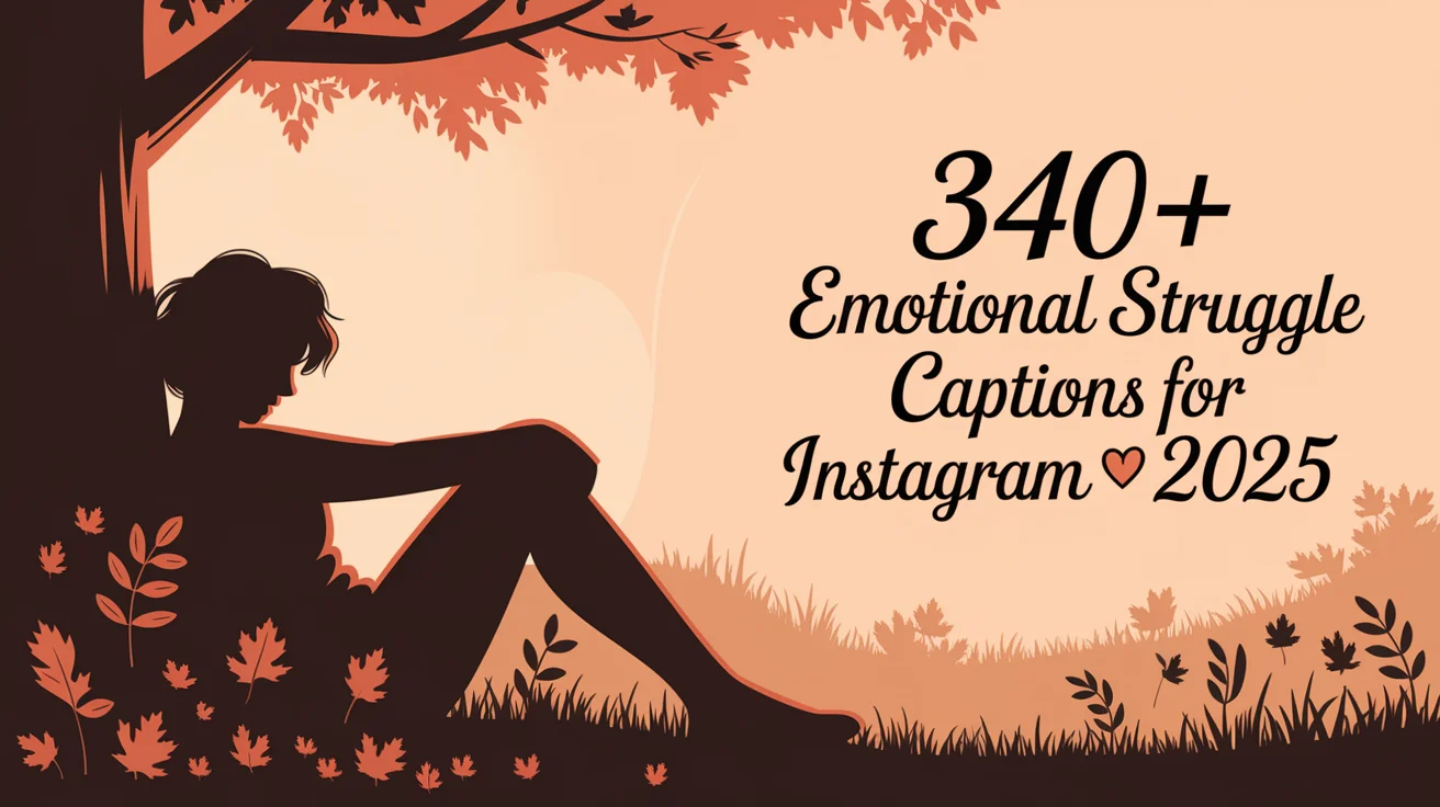 Emotional Struggle Captions