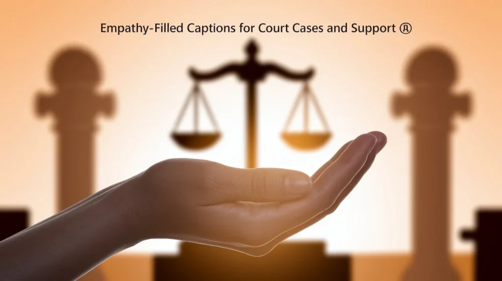 Empathy-Filled Captions For Court Cases And Support