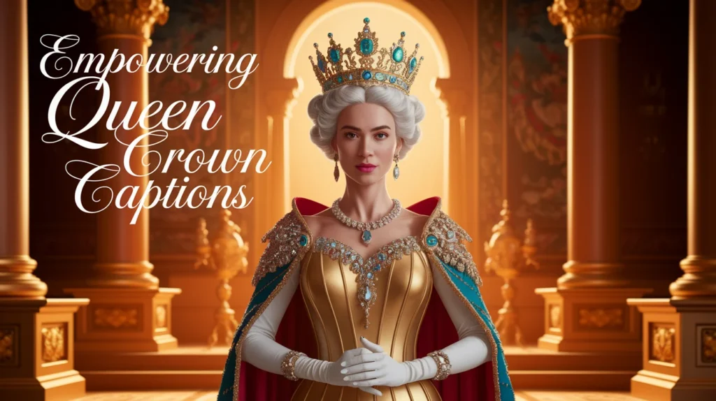Empowering Queen Crown Captions