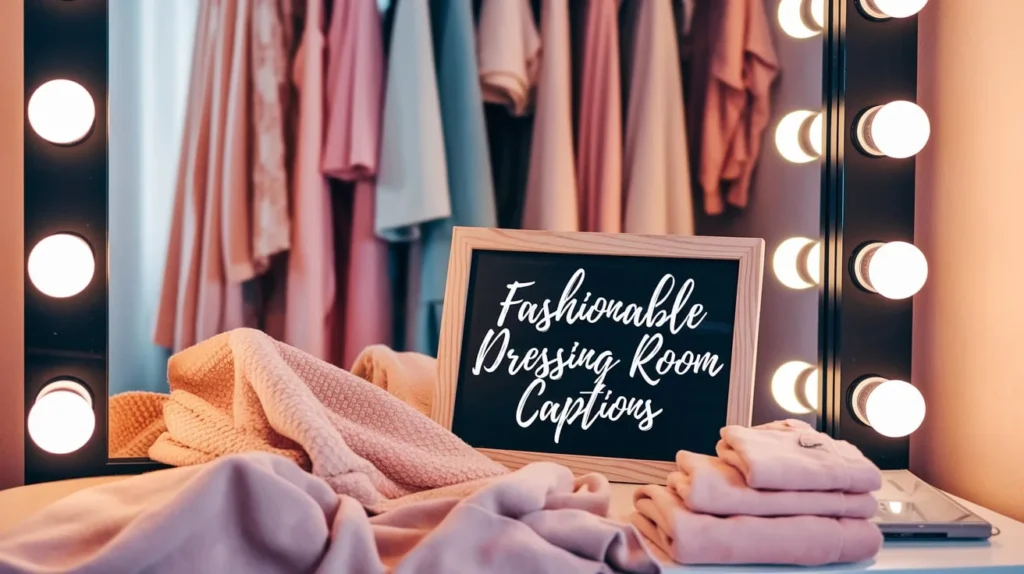 Fashionable Dressing Room Captions