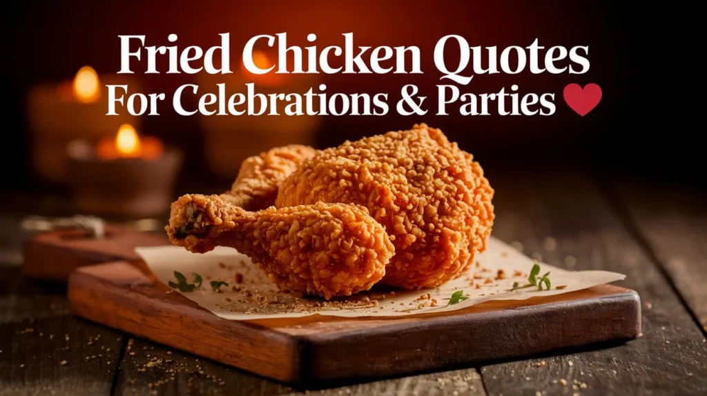 Fried Chicken Quotes for Celebrations & Parties