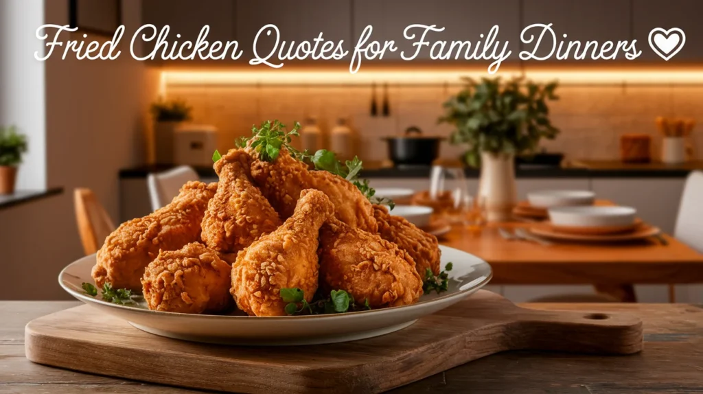 Fried Chicken Quotes for Family Dinners