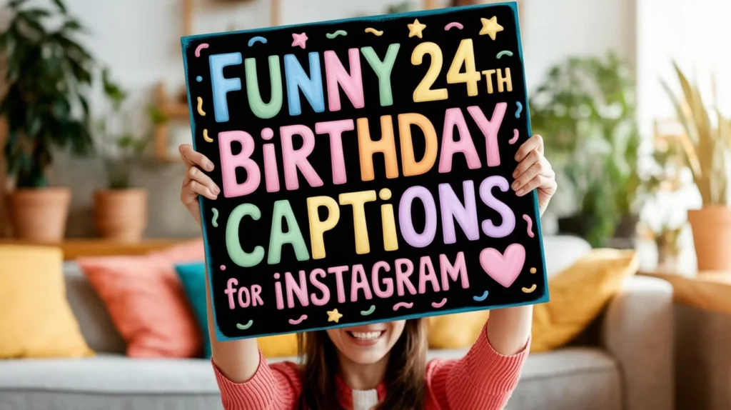 Funny 24th Birthday Captions For Instagram