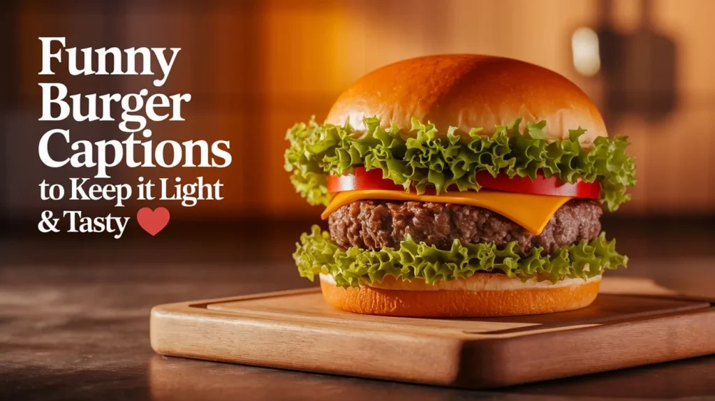 Funny Burger Captions To Keep It Light & Tasty