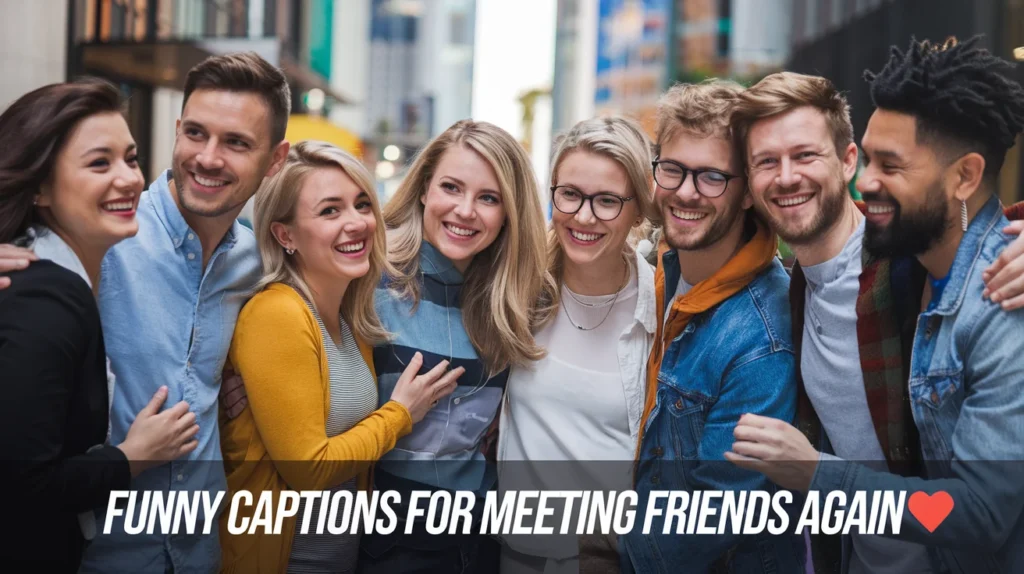 Funny Captions for Meeting Friends Again