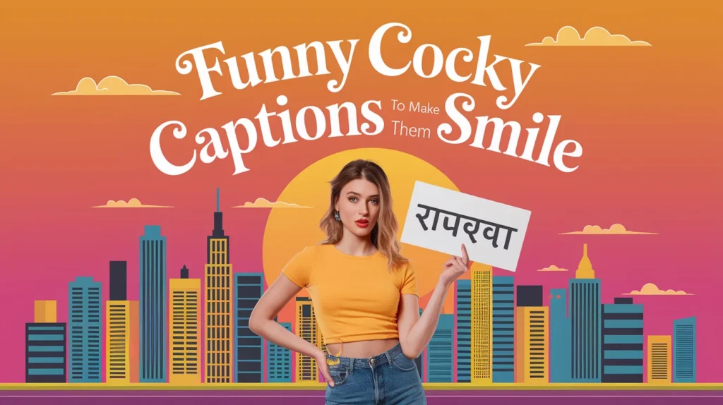 Funny Cocky Captions to Make Them Smile