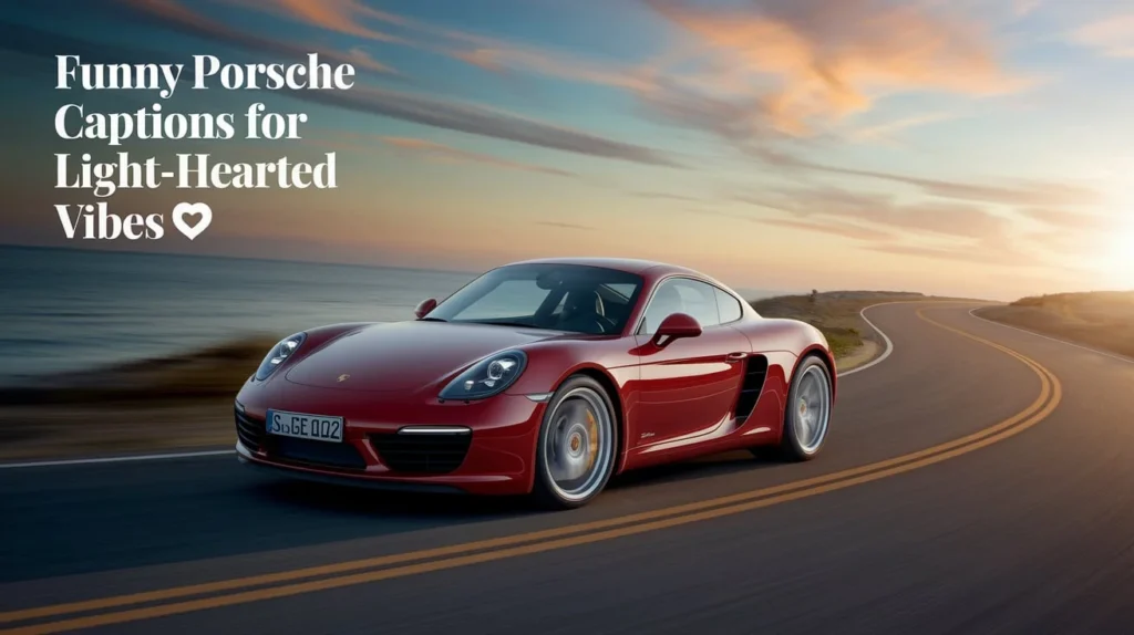 Funny Porsche Captions for Light-Hearted Vibes