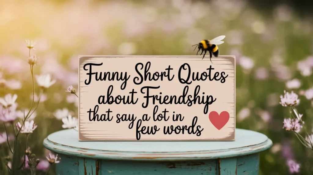 Funny Short Quotes About Friendship That Say A Lot In Few Words
