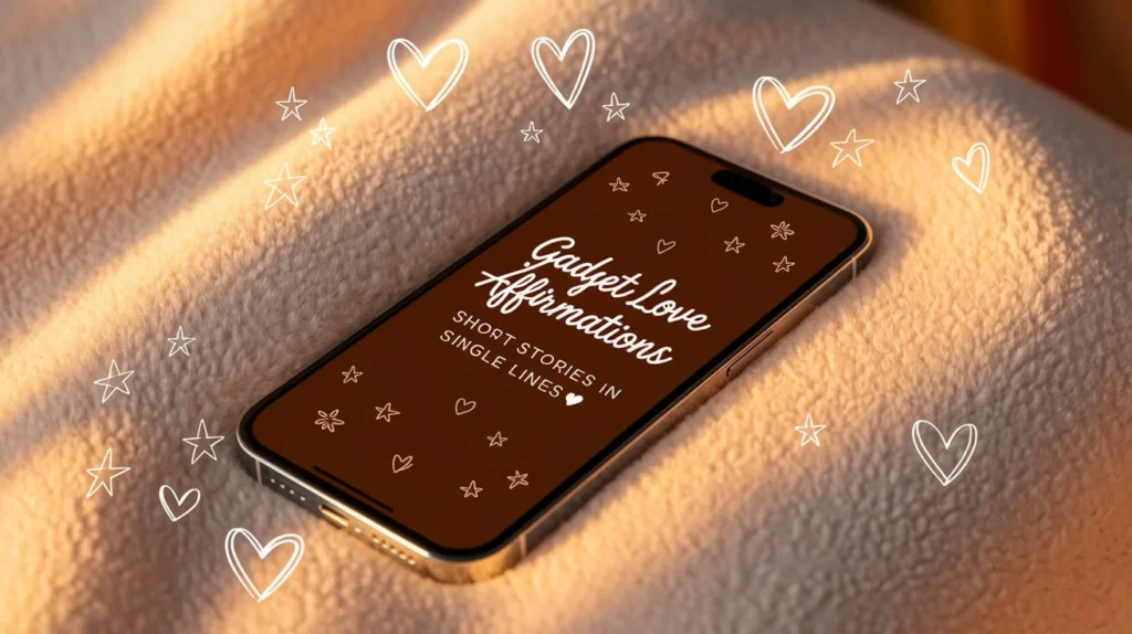 Gadget Love Affirmations – Short Stories in Single Lines