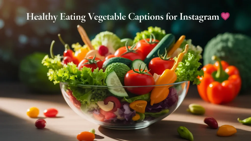 Healthy Eating Vegetable Captions For Instagram