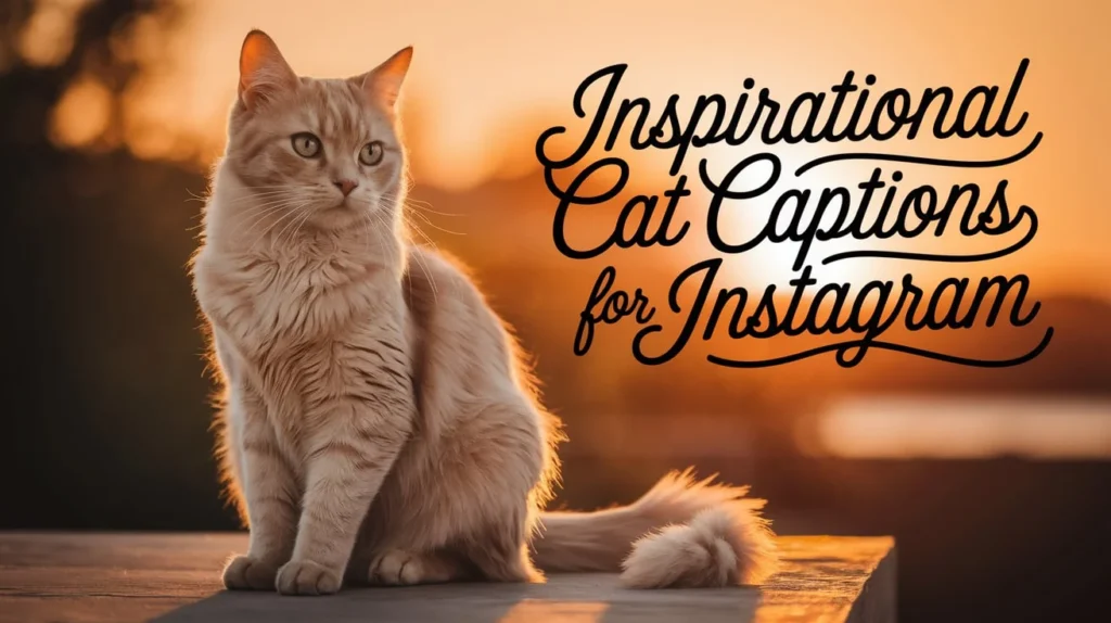 Inspirational Cat Captions For Instagram