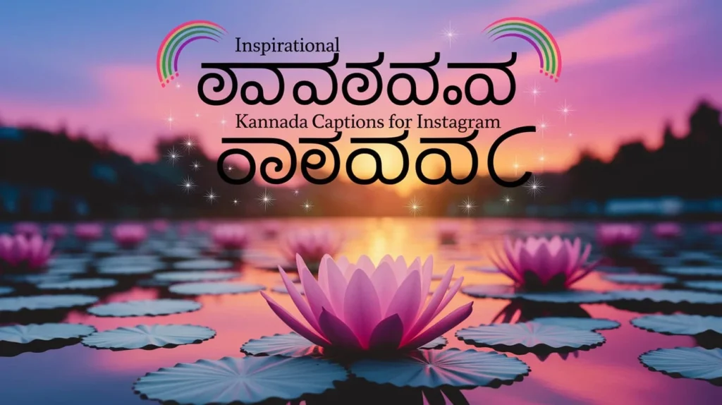 Inspirational Kannada Captions for Instagram