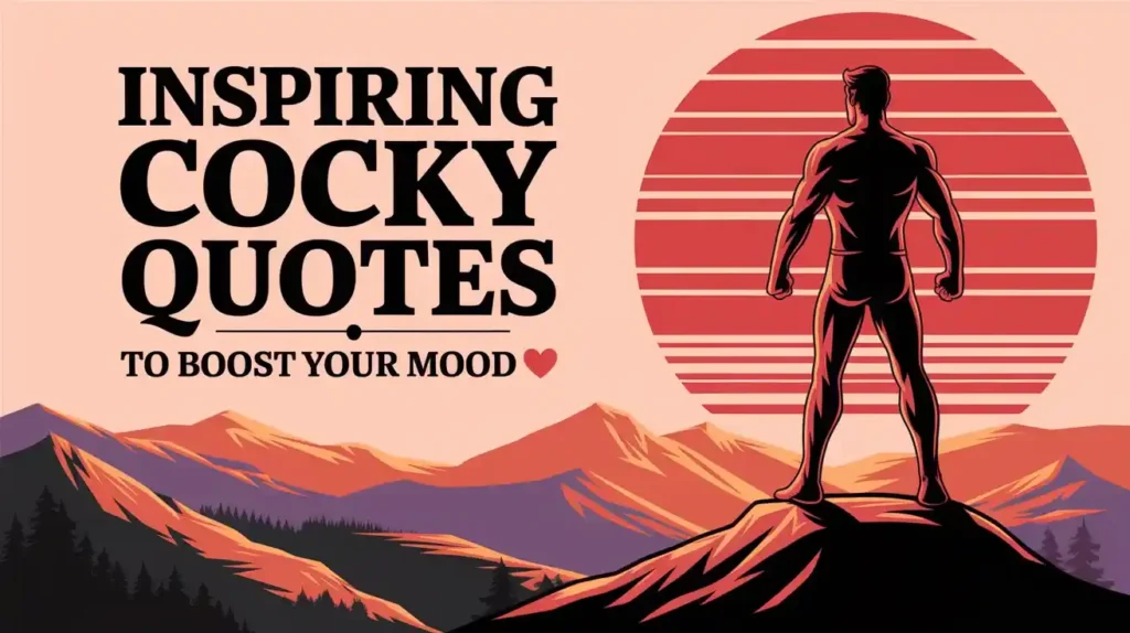 Inspiring Cocky Quotes to Boost Your Mood