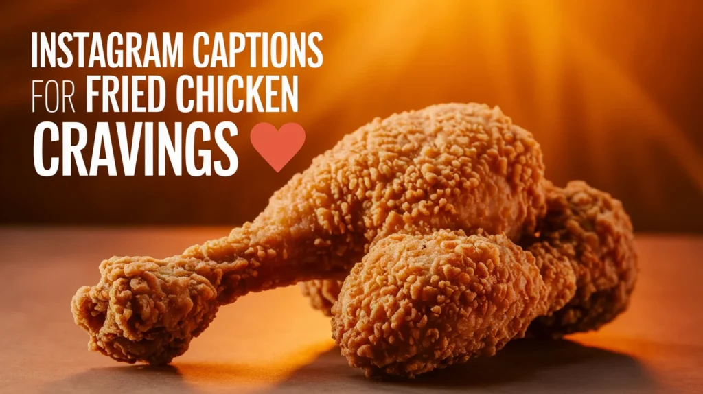 Instagram Captions for Fried Chicken Cravings