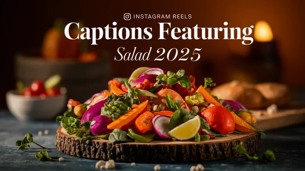 Instagram Reels Captions Featuring Salad