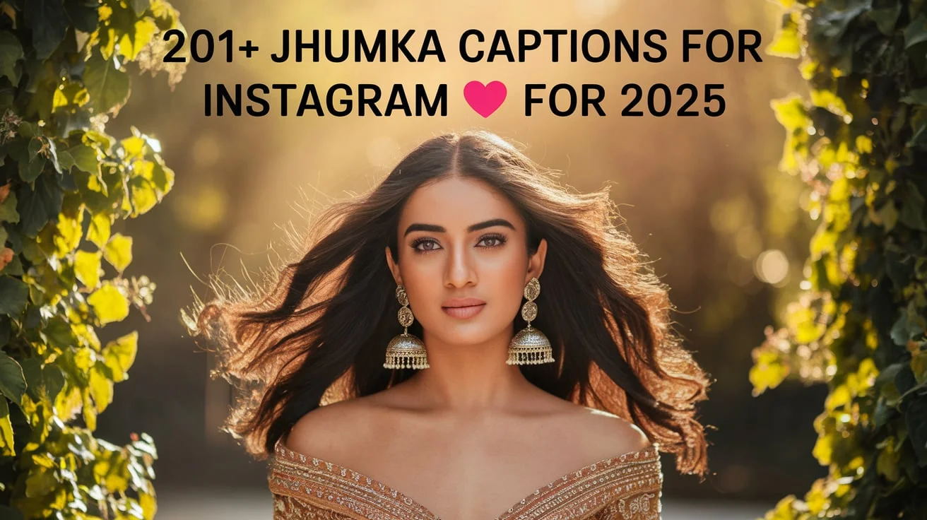 Jhumka Captions for Instagram