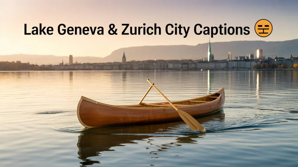 Lake Geneva & Zurich City Captions