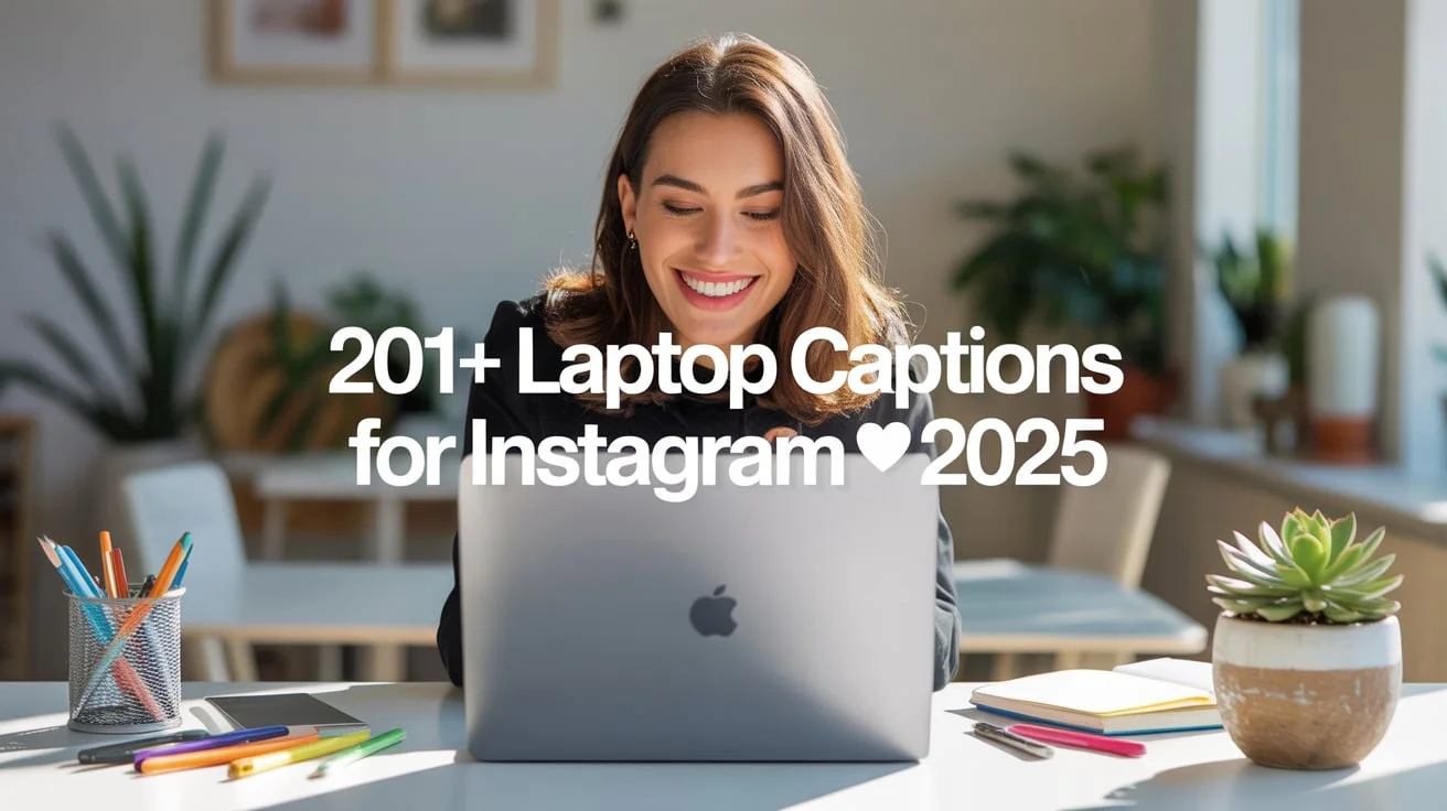 Laptop Captions for Instagram