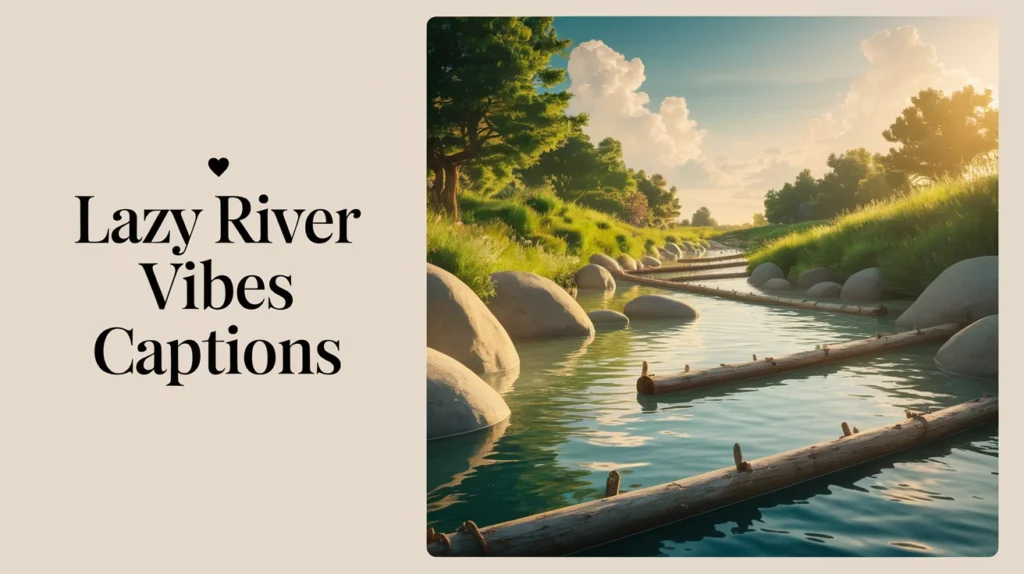 Lazy River Vibes Captions